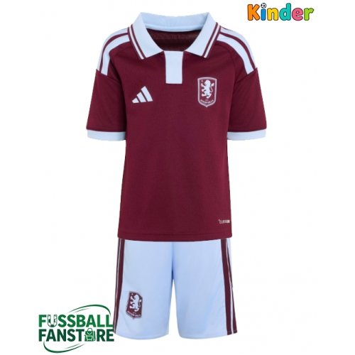 Aston Villa Amadou Onana #24 Replik Heimtrikot Kinder 2026-27 Kurzarm (+ Kurze Hosen)